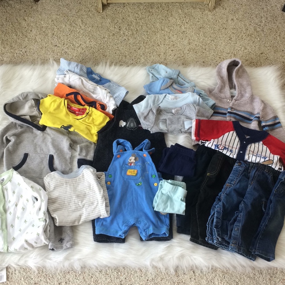 22 Piece Huge Baby Boy Bundle!! 6-9 Months